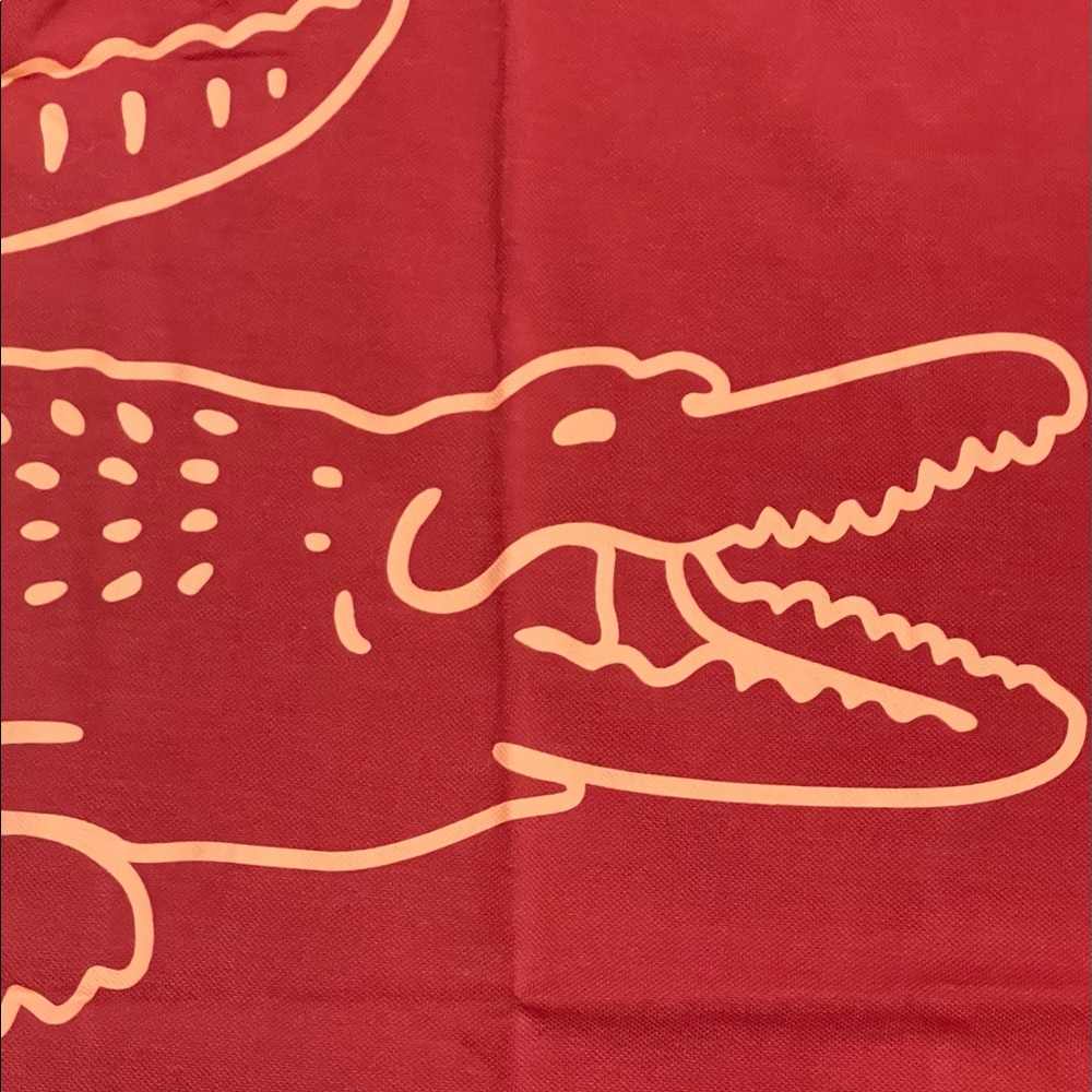 Lacoste croc beach short sleeve polo shirt